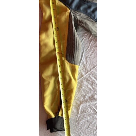 BMW Air Flow 2 Women's Size 8R Motorcycle Jacket Padding Armor Yellow RARE - Picture 6 of 16